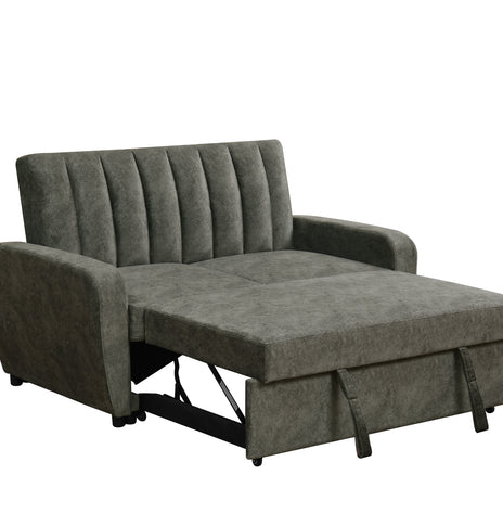 Gem Modern Grey 2-Seater Pull-Out Sofa Bed – Compact, Comfortable & Stylish