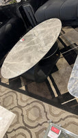 Florida Modern Stone-Top Coffee Table With Storage – White, Grey