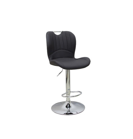 Aryan Faux Leather/ Plush Velvet Bar Stools Adjustable Swivel Dining Island Counter Bar Chair