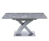 Stello Sintered Ceramaic Stone Or Glass Extending Dining Table