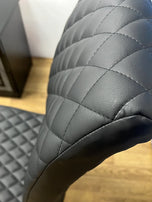 HAPPY DINING CHAIR ( DIAMOND  STITCHING)