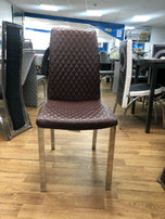 HAPPY DINING CHAIR ( DIAMOND  STITCHING)