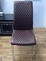 HAPPY DINING CHAIR ( DIAMOND  STITCHING)
