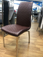 HAPPY DINING CHAIR ( DIAMOND  STITCHING)