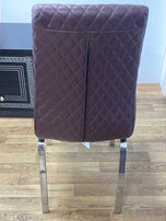 HAPPY DINING CHAIR ( DIAMOND  STITCHING)