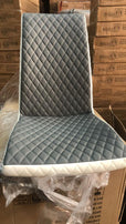 HAPPY DINING CHAIR ( DIAMOND  STITCHING)