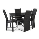 HELEN EXTENDING DINING TABLE BLACK