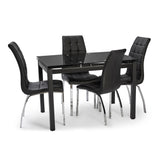 HELEN EXTENDING DINING TABLE BLACK