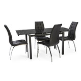 HELEN EXTENDING DINING TABLE BLACK