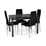 HELEN EXTENDING DINING TABLE BLACK