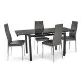 HELEN EXTENDING DINING TABLE BLACK