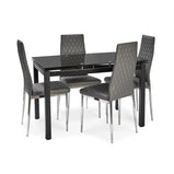 HELEN EXTENDING DINING TABLE BLACK