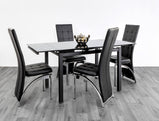 HELEN EXTENDING DINING TABLE BLACK