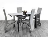 HELEN EXTENDING DINING TABLE BLACK