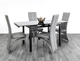 HELEN EXTENDING DINING TABLE BLACK