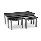 LUCY 2+1 COFFEE TABLE WITH 2X SIDE TABLE