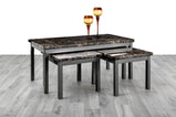 LUCY 2+1 COFFEE TABLE WITH 2X SIDE TABLE